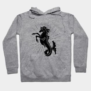 Seahorse Illustration Hoodie